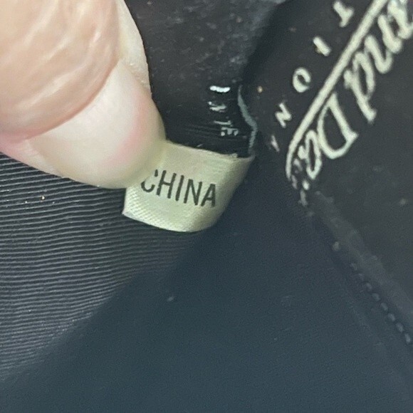 Whiting & Davis Black Metal Mesh Crossbody Evening Bag Convertible Clutch 8.5x6 - Picture 9 of 9